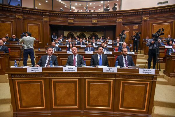 Первое заседание Парламента Армении 7-го созыва (14 января 2019). Еревaн - Sputnik Армения