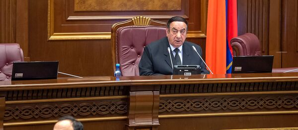Князь Гасанов на первом заседании Парламента Армении 7-го созыва (14 января 2019). Еревaн - Sputnik Армения