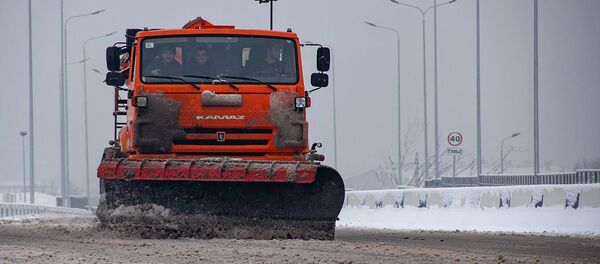Уборка снега на шоссе Давташен-Аштарак (14 января 2019). Еревaн Уборка снега на шоссе Давташен-Аштарак (14 января 2019). Еревaн - Sputnik Армения