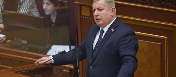 Выступление Сергея Багратяна во время первого заседания парламента Армении 7-го созыва (14 января 2019). Еревaн - Sputnik Армения