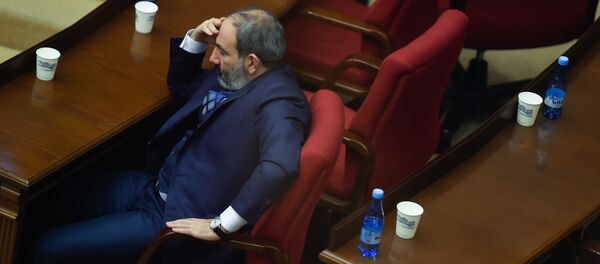 Премьер-министр Никол Пашинян во время первого заседания парламента Армении 7-го созыва (14 января 2019). Еревaн Премьер-министр Никол Пашинян во время первого заседания парламента Армении 7-го созыва (14 января 2019). Еревaн - Sputnik Արմենիա