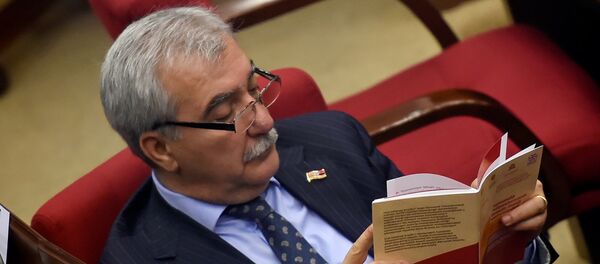 Депутаты от фракции Мой шаг Андраник Кочарян на заседании Парламента (15 января 2019). Еревaн - Sputnik Արմենիա