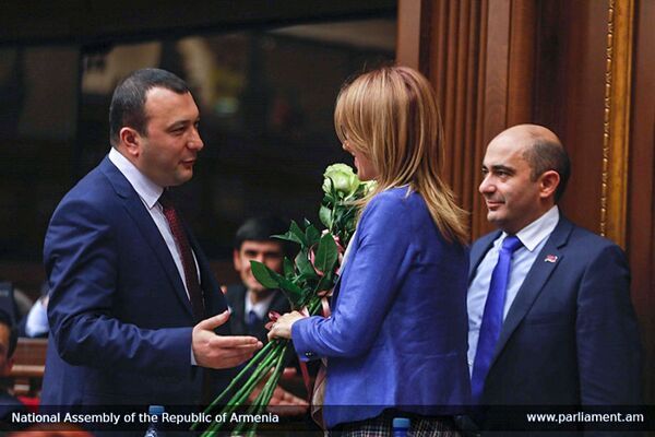 Новые депутаты Армении: сами нажимают на кнопки, сами идут обедать - Sputnik Армения