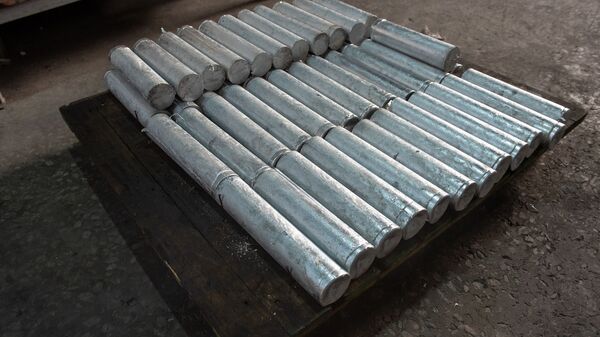 Алюминиевые чушки на кабельном заводе Ин-Ви Лайн - Sputnik Армения