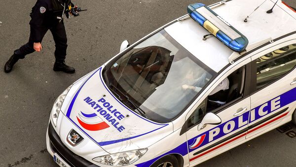 Полицейский автомобиль в Лилле, Франция - Sputnik Армения