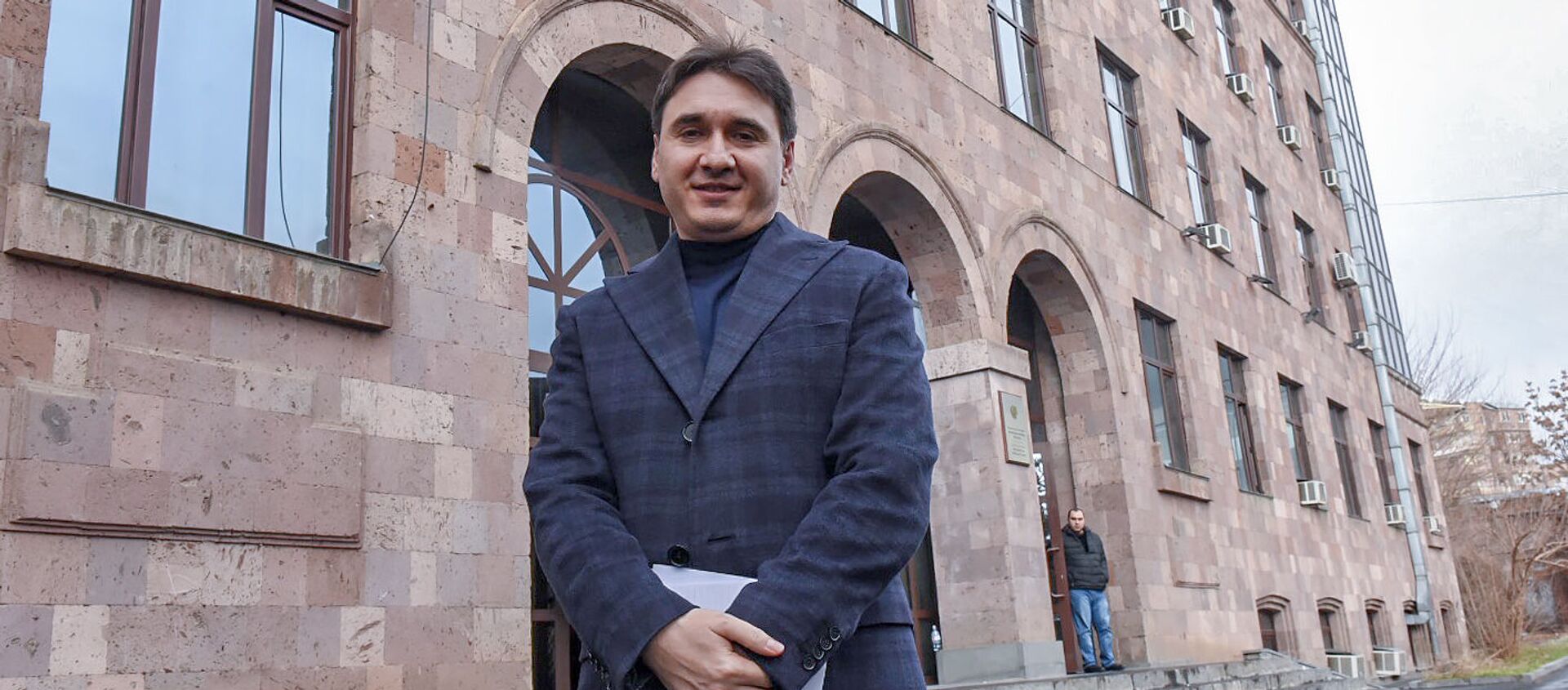 Армен Геворкян перед зданием Апелляционного суда (17 января 2019). Еревaн - Sputnik Արմենիա, 1920, 10.05.2021