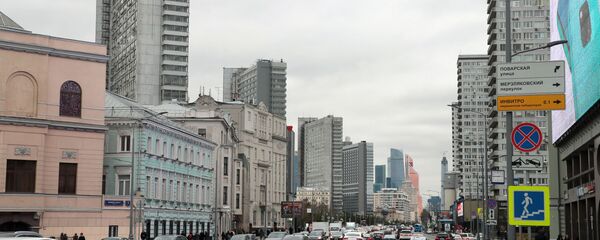 Улица Новый Арбат в Москве. Улица Новый Арбат в Москве. - Sputnik Արմենիա