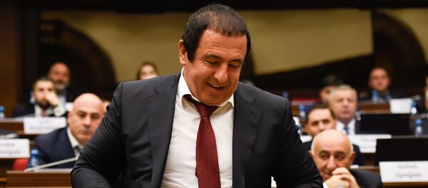 Руководитель фракции Процветающая Армения Гагик Царукян на заседании парламента Армении (15 января 2019). Еревaн - Sputnik Արմենիա