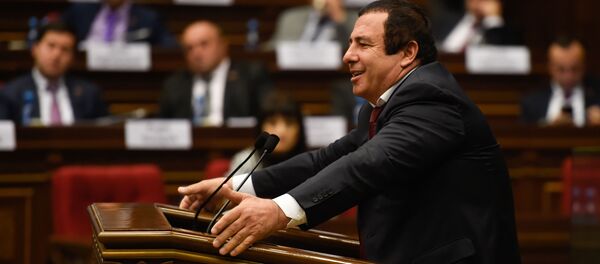 Выступление руководителя фракции Процветающая Армения Гагика Царукяна на заседании парламента Армении (15 января 2019). Еревaн Выступление руководителя фракции Процветающая Армения Гагика Царукяна на заседании парламента Армении (15 января 2019). Еревaн - Sputnik Արմենիա