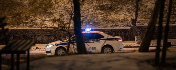 Автомобиль дорожной полиции Армении - Sputnik Արմենիա