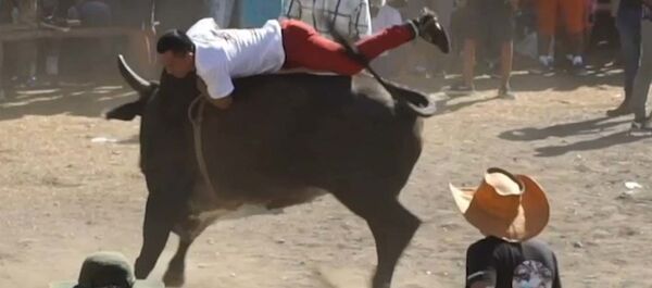 Коррида, в которой участвует любой желающий, прошла в Коста-Рике - Sputnik Армения