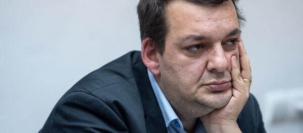 Пресс-конференция российско-израильского блогера Александра Лапшина (22 января 2019). Еревaн - Sputnik Արմենիա