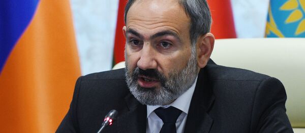 Выступление премьер-министра  Армении Никола Пашиняна в штаб-квартире ЕЭК в связи с переходом председательства в органах ЕАЭС к РА от РФ в 2019 году (25 января 2019). Москвa - Sputnik Армения