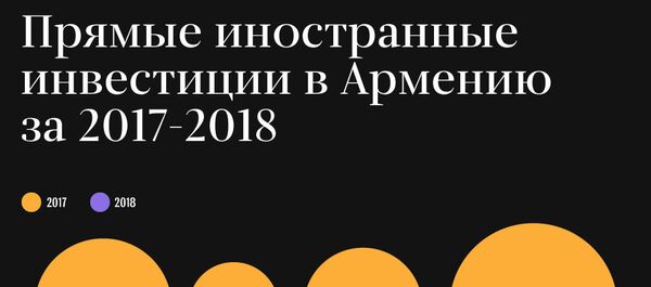 Прямые иностранные инвестиции в Армению за 2017-2018 Прямые иностранные инвестиции в Армению за 2017-2018 - Sputnik Армения