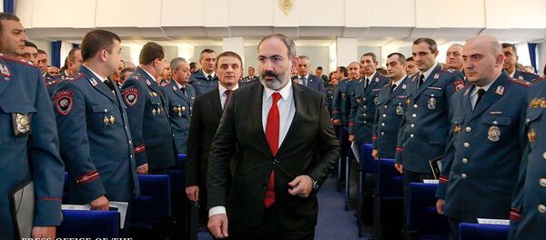 Премьер-министр Армении Никол Пашинян принял участие в расширенной коллегии полиции (26 января 2019). Еревaн Премьер-министр Армении Никол Пашинян принял участие в расширенной коллегии полиции (26 января 2019). Еревaн - Sputnik Արմենիա
