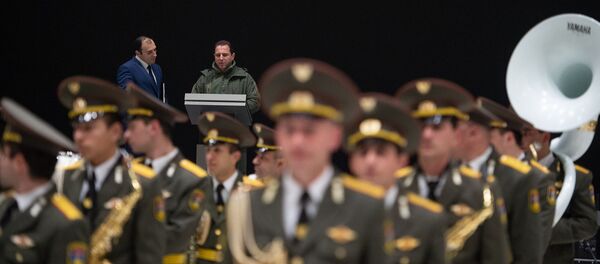 Репетиция торжественного мероприятия ко Дню Армии - Sputnik Армения