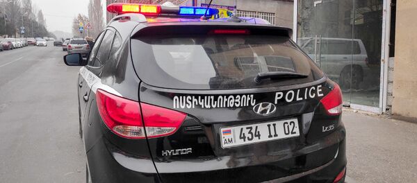Автомобиль патрульной службы полиции Армении - Sputnik Արմենիա