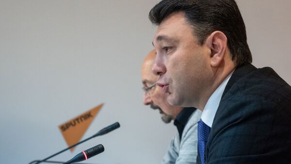 Эдуард Шармазанов на пресс-конференции в пресс-центре Sputnik Армения (29 января 2019). Еревaн - Sputnik Արմենիա