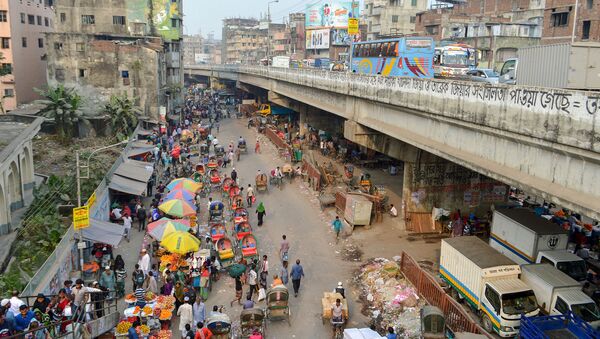 Уличное движение в Дакке, Бангладеш - Sputnik Армения