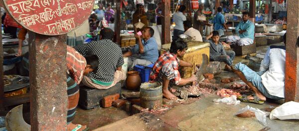 Рынок в Дакке, Бангладеш Рынок в Дакке, Бангладеш - Sputnik Արմենիա