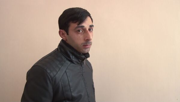 Подозреваемый в ограблении букмейкерской конторы Артак Абраамян - Sputnik Армения