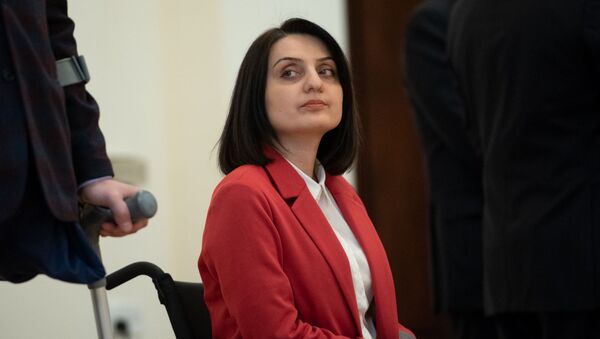 Члены правительства перед принятием присяги в резиденции президента Армении (30 января 2019). Еревaн - Sputnik Армения