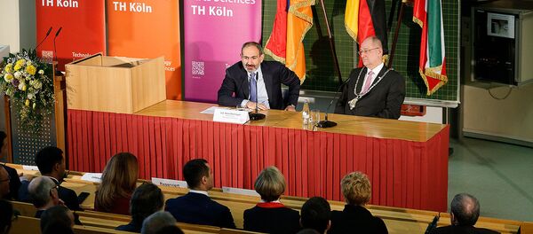 Премьер-министр Армении Никол Пашинян посетил Технический университет Кельна (31 января 2019). Кельн - Sputnik Արմենիա
