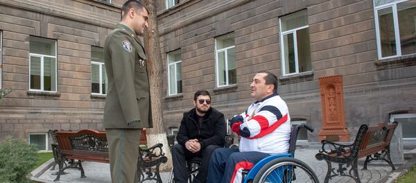Пациенты реабилитационного центра Защитника Отечества - Sputnik Армения
