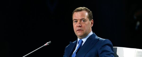 Премьер-министр России Дмитрий Медведев на пленарной сессии форума Цифровая повестка в эпоху глобализации 2.0. Инновационная экосистема Евразии (1 февраля 2019). Алма-Ата Премьер-министр России Дмитрий Медведев на пленарной сессии форума Цифровая повестка в эпоху глобализации 2.0. Инновационная экосистема Евразии (1 февраля 2019). Алма-Ата - Sputnik Արմենիա