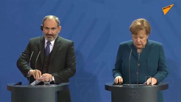 Совместная пресс-конференция Ангелы Меркель и Никола Пашиняна - Sputnik Արմենիա