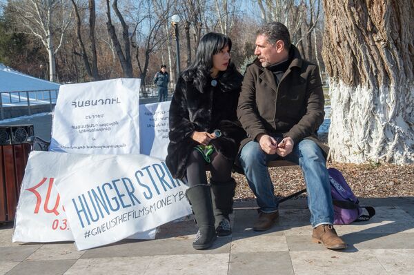 Макунц должна обнародовать запись: режиссер Ованнес Галстян объявил сухую голодовку - Sputnik Армения