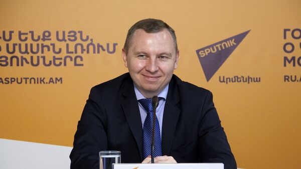 Консул РФ в РА Андрей Шанин в рамках проекта Sputnik МедиUS - Sputnik Արմենիա