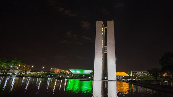 Дворец Национального конгресса, созданный по проекту арихитектора Оскара Нимейера, в городе Бразилиа. - Sputnik Армения
