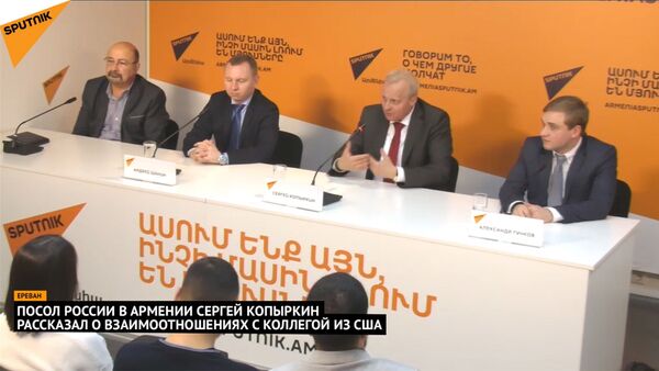 Посол России в Армении Сергей Копыркин рассказал о взаимоотношениях с коллегой из США - Sputnik Армения