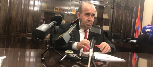 Губернатор Ширакской области Армении Тигран Петросян - Sputnik Армения