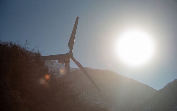 Ветряная электростанция Арац у города Каджаран - Sputnik Армения