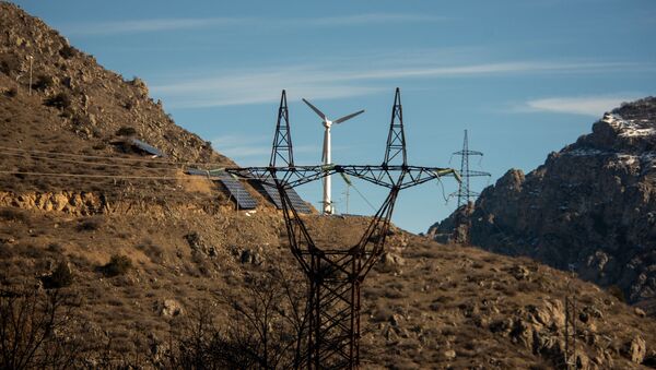 Ветряная электростанция Арац у города Каджаран - Sputnik Արմենիա