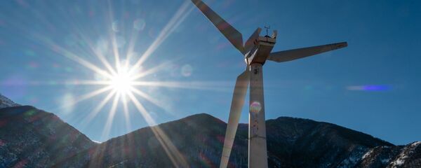 Ветряная электростанция Арац у города Каджаран - Sputnik Армения