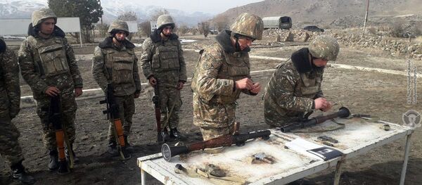 Военные учения армянских военнослужащих - Sputnik Армения