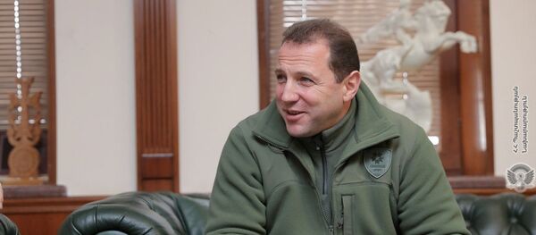 Министр обороны Армении Давид Тоноян на встрече с спецпредставителем ЕС по Южному Кавказу и кризису в Грузии Тойво Клааром (11 февраля 2019). Еревaн - Sputnik Արմենիա