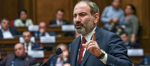 Премьер-министр Никол Пашинян на внеочередном заседании парламента Армении (12 февраля 2019). Еревaн - Sputnik Армения