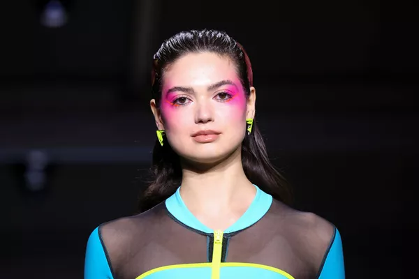 Показ коллекции модного дома Chromat на Неделе моды в Нью-Йорке Показ коллекции модного дома Chromat на Неделе моды в Нью-Йорке - Sputnik Армения
