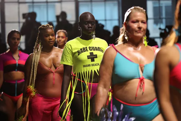 Модели перед показом коллекции Chromat в рамках Недели моды в Нью-Йорке Модели перед показом коллекции Chromat в рамках Недели моды в Нью-Йорке - Sputnik Армения