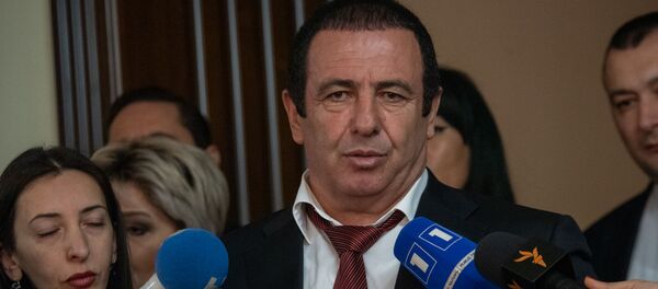 Руководитель фракции Процветающая Армения Гагик Царукян ответил на вопросы журналистов (12 февраля 2019). Еревaн - Sputnik Армения