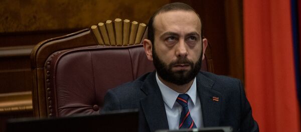 Спикер Национального Собрания Арарат Мирзоян на внеочередном заседании парламента Армении (12 февраля 2019). Еревaн - Sputnik Армения