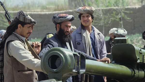 Афганские моджахеды (душманы) - члены нерегулярных вооружённых формирований, мотивированные исламской идеологией - Sputnik Армения