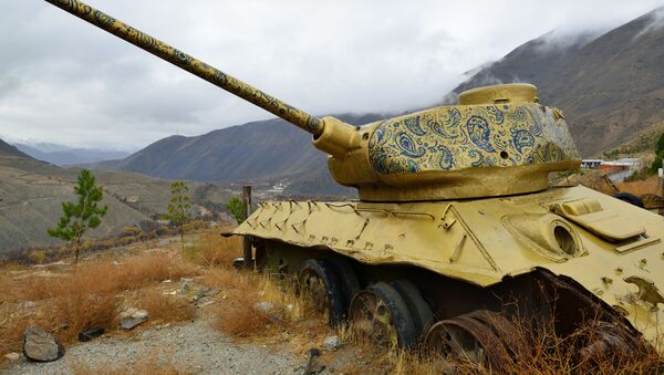 Советский танк в Панджшерском ущелье (Афганистан) - Sputnik Արմենիա