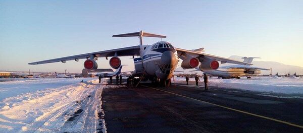 Ил-76 с гуманитарным грузом для Сирии - Sputnik Армения