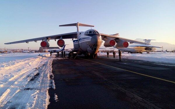 Մարդասիրական բեռով երկրորդ ինքնաթիռը Հայաստանից ուղևորվեց Սիրիա - Sputnik Արմենիա