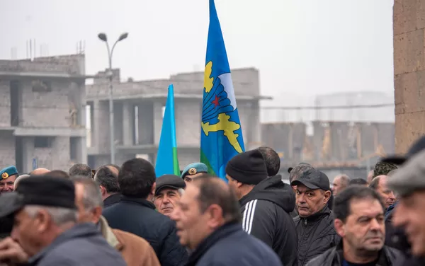 Члены Союза ветеранов войны в Афганистане возложили цветы к обелиску Героям Афганской войны (15 февраля 2019). Еревaн Члены Союза ветеранов войны в Афганистане возложили цветы к обелиску Героям Афганской войны (15 февраля 2019). Еревaн - Sputnik Армения